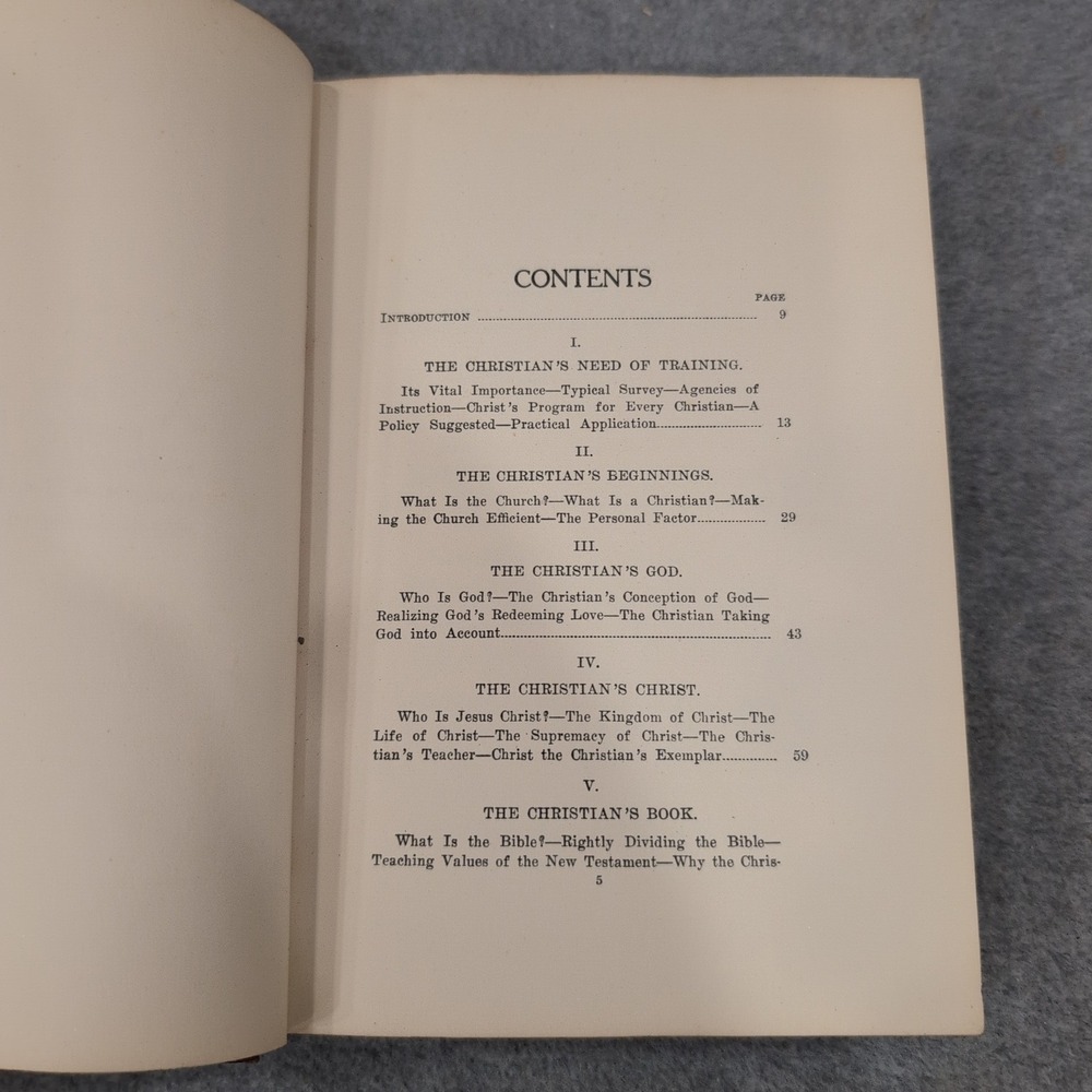 The Christian's Life and Program Traverce Harrison 1923 Hardcover Religious Book - Picture 4 of 7